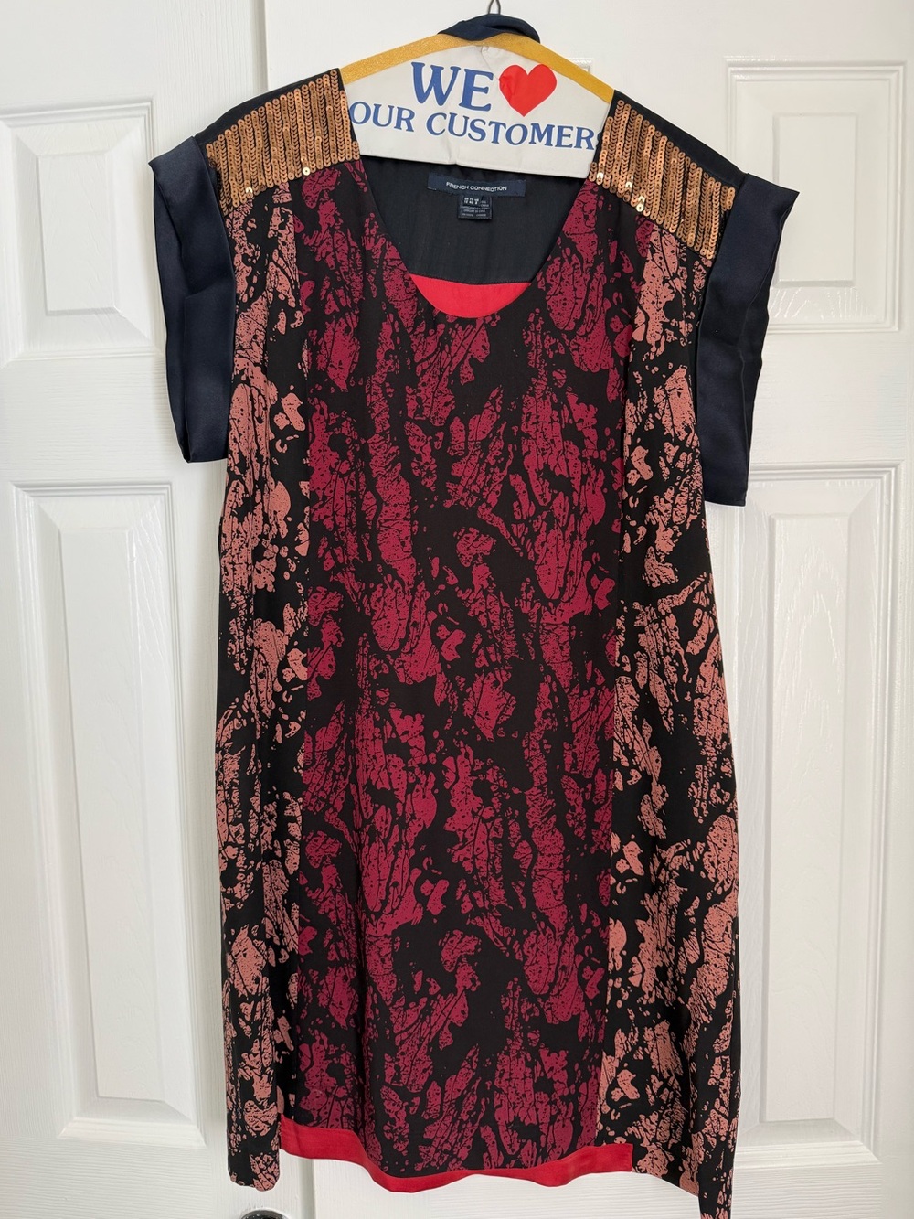 French Connection Silk Mini Dress, Size 8